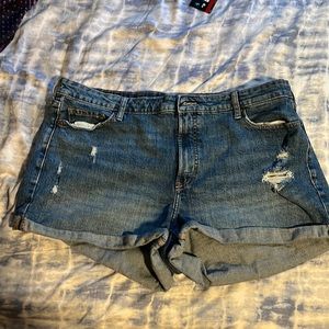 High rise OG straight jean shorts OLD NAVY